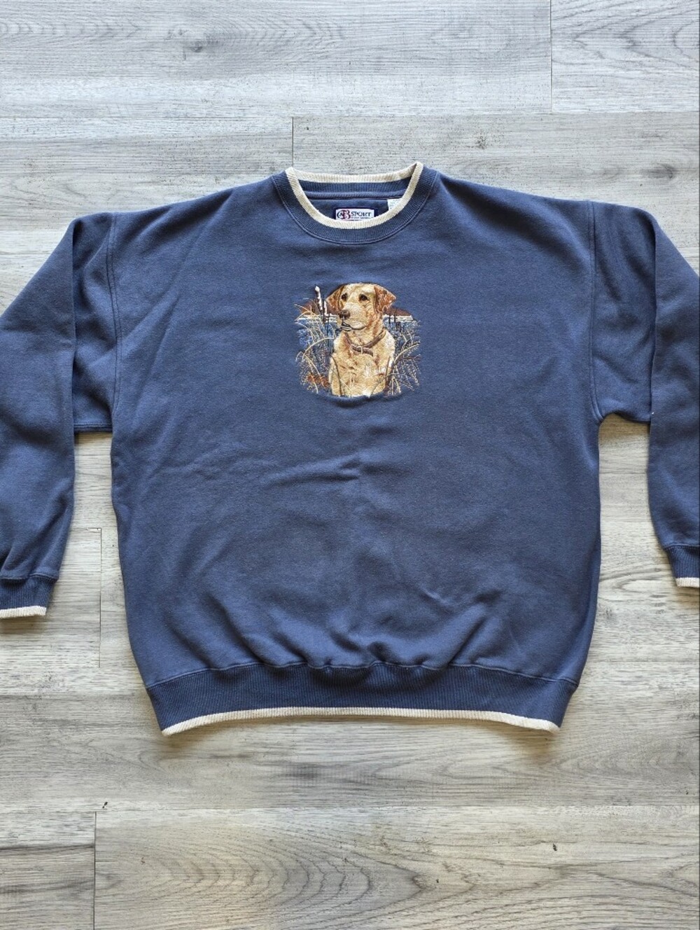 Croft & Barrow Men’s XL Hunting Dog Embroidered Sweatshirt